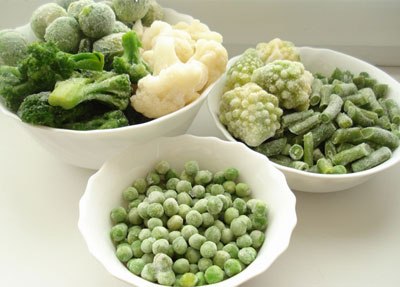 Заморожені овочі